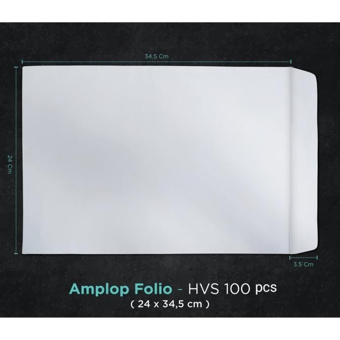 

Sale Tebal 100Gsm Amplop Putih Folio 25X38 100Pcs