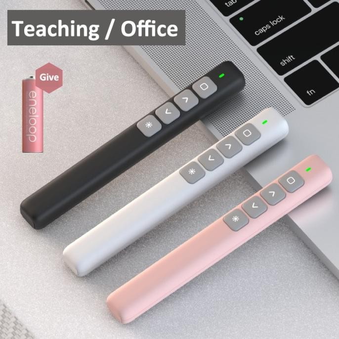 REMOTE PRESENTER PRESENTASI POWER POINT WIRELESS LASER MERAH