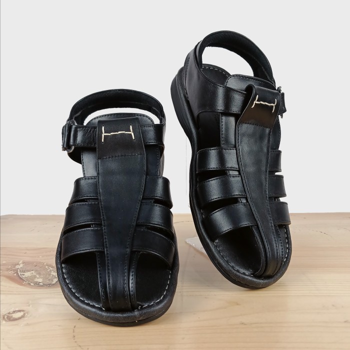 Sandal Sepatu Pria Kulit Asli Rasheda Gr 45 Big Size