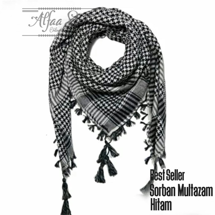Sorban sorban istanbul-sorban multazam arab panjang motif