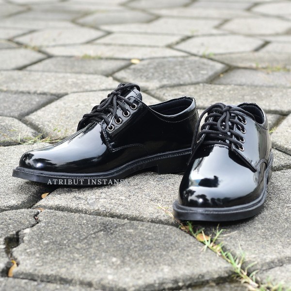 Sepatu Pdh Tni Ad 01 Pendek Pantofel Pria Satpam Security Guru Pns