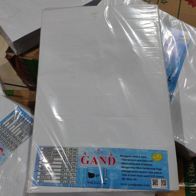 

Sale Amplop Putih Folio Seal 100 Gsm 100 Lembar 24,034,5 Mm Harga Promo