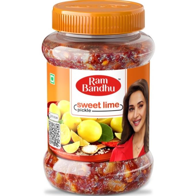 

:<:<:<:<] SWEET LIME PICKLE RAM BHANDU 200G / Acar Jeruk Nipis Manis /Acar India