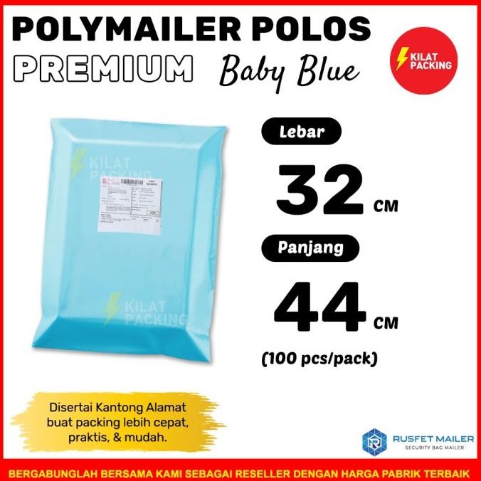 

Sale Polymailer Ekonomis Biru 32X44 - Plastik Packing Online Murah Per Pack