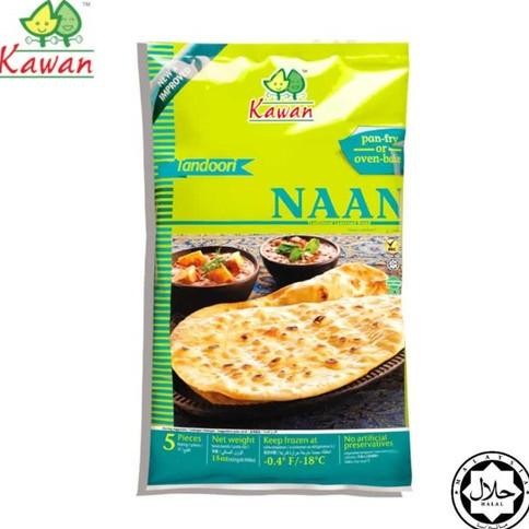 

Silahkan Order] TANDORI NAAN KAWAN 425g(5pcs) / Roti Naan India / Frozen Food / Halal