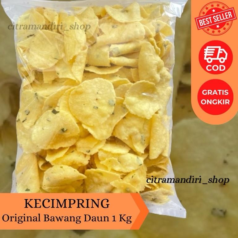 

1 KG Kecimpring Singkong Bawang Daun / Comring Bawang / Gemblong khas Kuningan