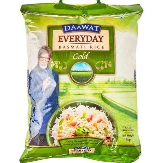 

monggo] Daawat Everyday Basmati Rice GOLD 5kg / Beras Basmati Daawat 5kg