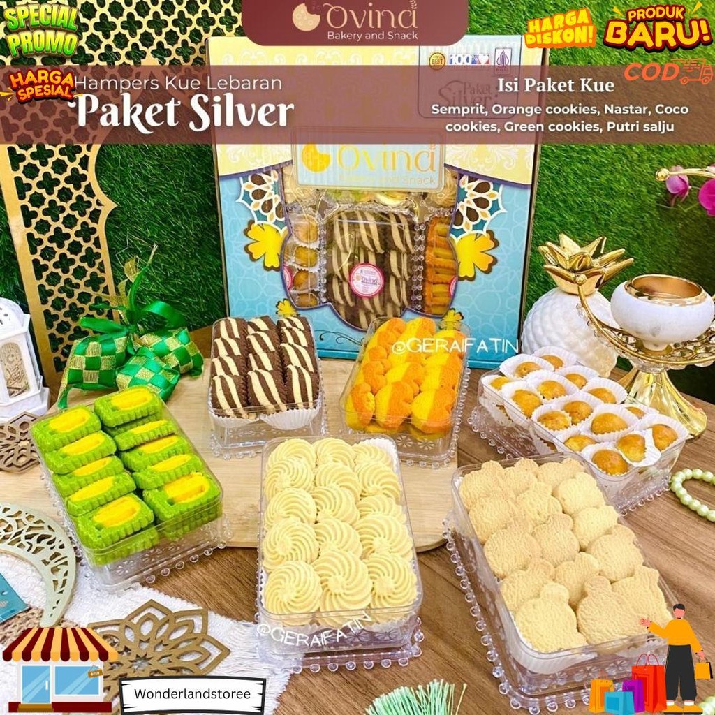 

Ovina / Endolita Paket Makmur Parcel Kue Kering Lebaran Idul Fitri 2025 D Promo Puncak