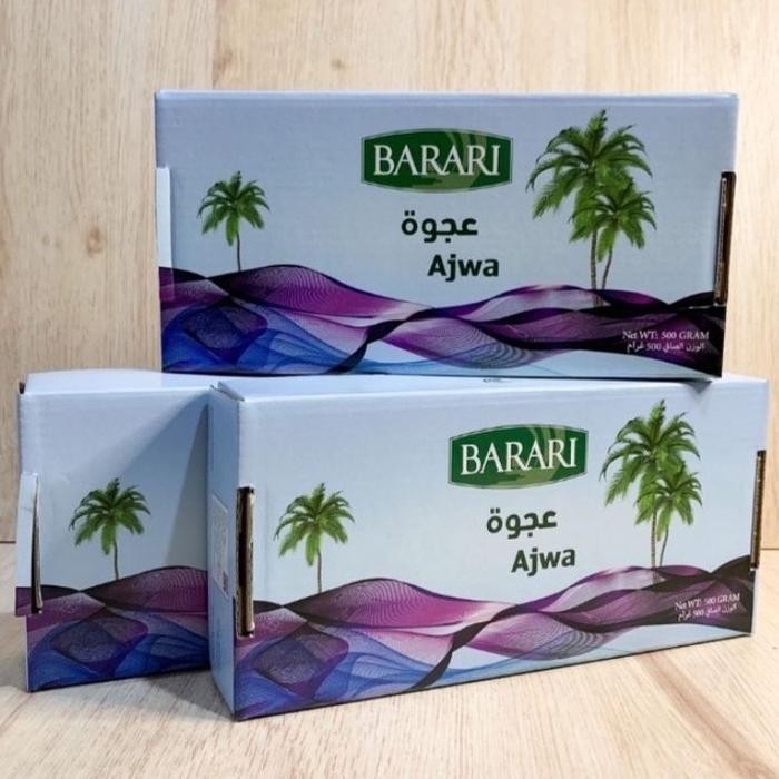 

Kurma Ajwa Barari Premium 500gram Alami ( Kurma Nabi )