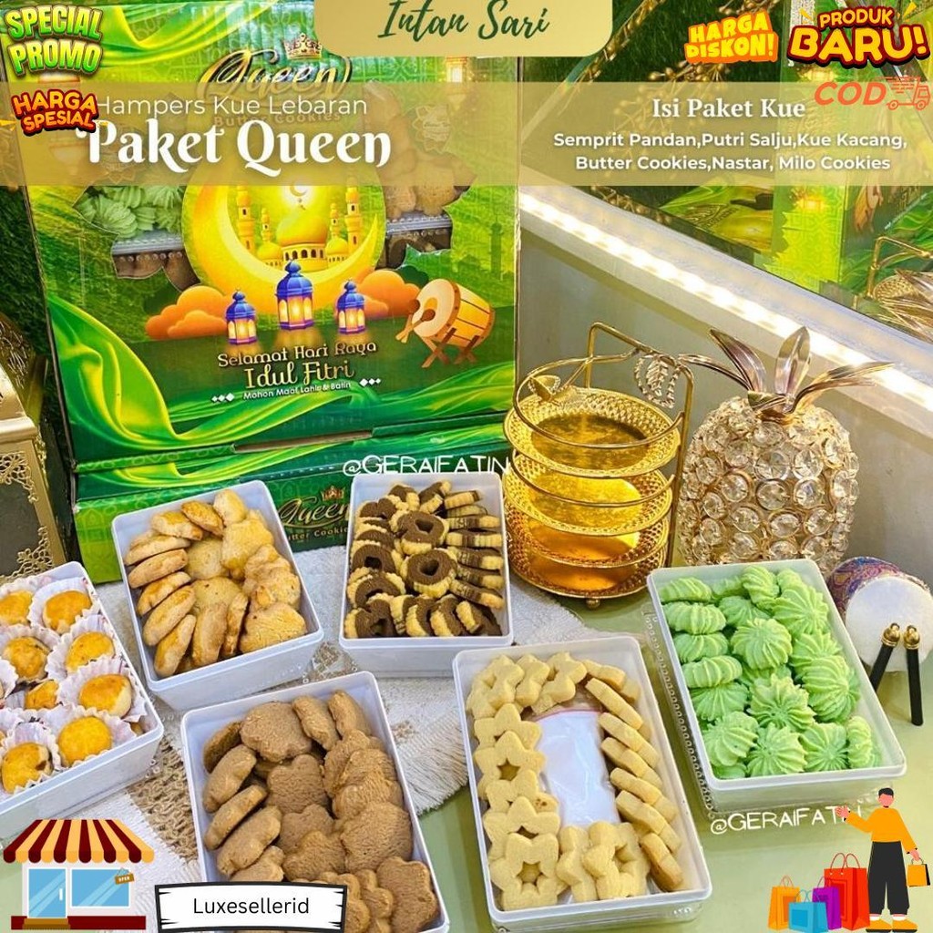 

Gerai Fatin!! Ovina Parsel Ramadhan Kue Kering Paket Makmur Hampers Idul Fitri / Paket Kue Kering Lebaran 2025 D Termurah