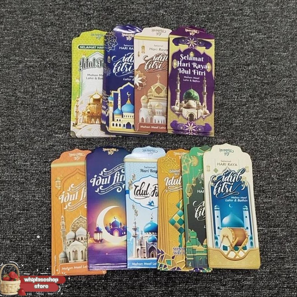 

[ 50Lembar ] Angpau Amplop Lebaran Idul Fitri Karakter Masjid Ukuran Panjang ( 7,5Cm X 16,5Cm ) Murah