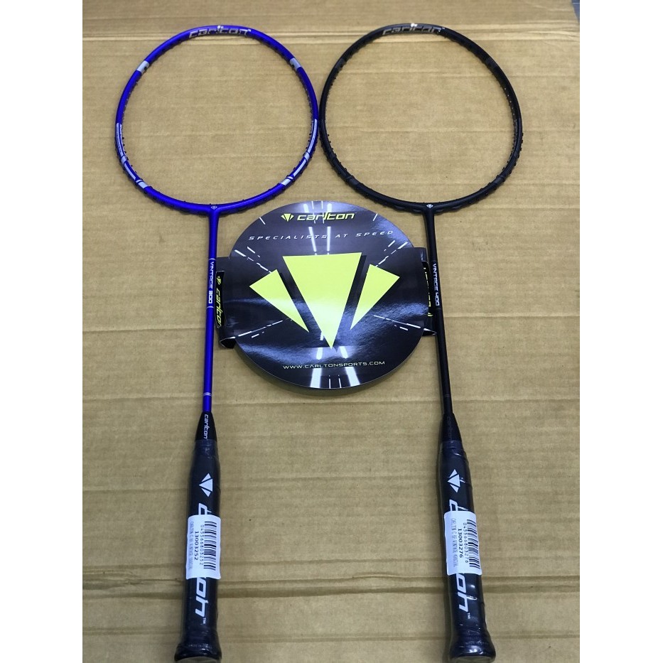 STOK TERBARU RAKET BULUTANGKIS CARLTON VINTAGE 300 400 free cover ORIGINAL