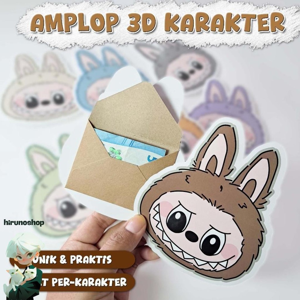 

Amplop 3D Viral Kekinian - Gambar Karakter - Amplop Karakter Lucu Amplop Lebaran Unik Cod