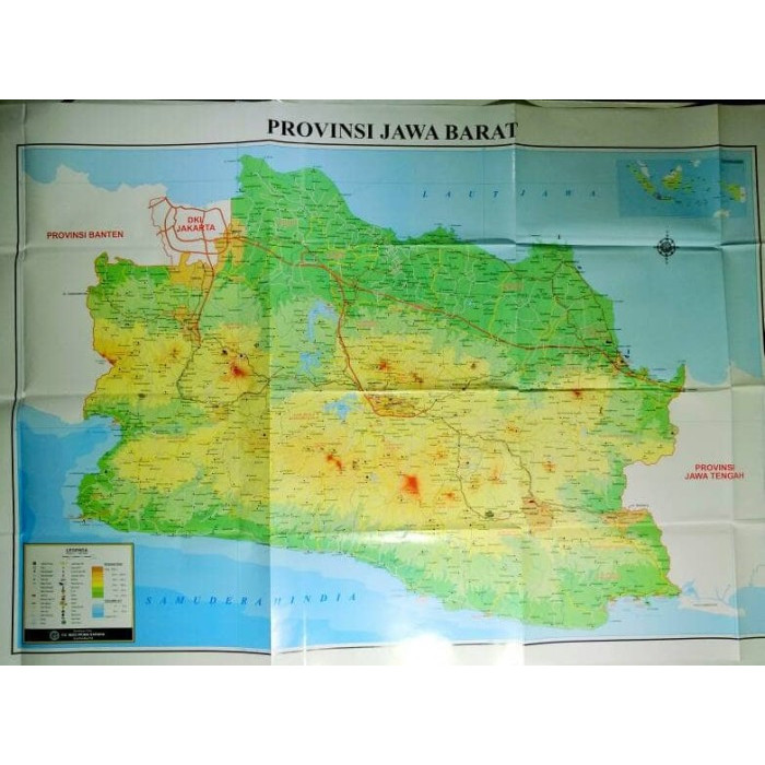 

Peta Jawa Barat ukuran 72 x 102