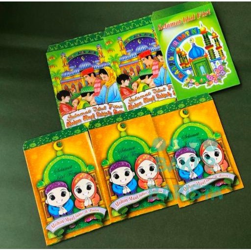 

] angpao lebaran s (6pcs/pack) amplop ucapan lebaran
