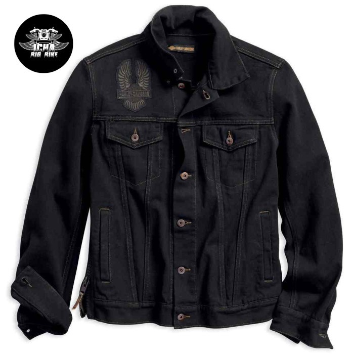 Jaket Jeans Denim Harley Davidson Genuine USA 98592-18VM