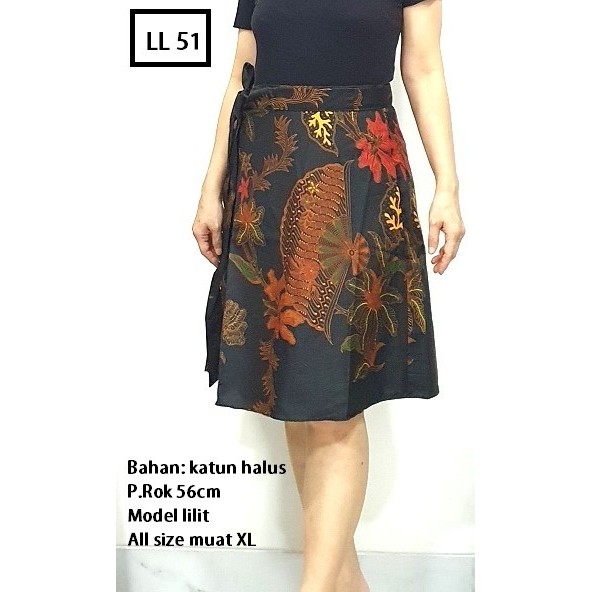 Bawahan Batik Rok Batik Lilit Pendek