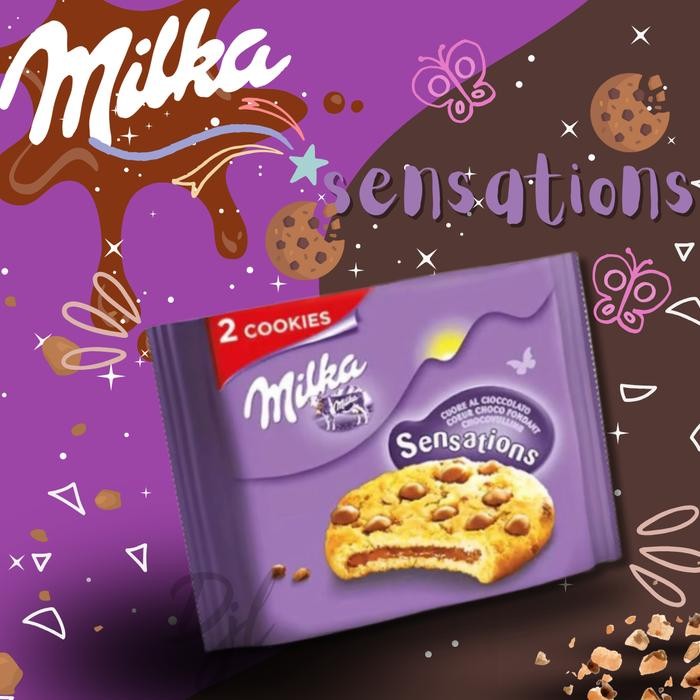 

Milka Cookie Sensations Singles 52g Biskuit dengan Chocolate Susu 6 Pak Cookies Food Snack Impor