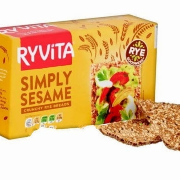 

ryvita simply sesame Biscuit biskuit 200gr crackers wijen