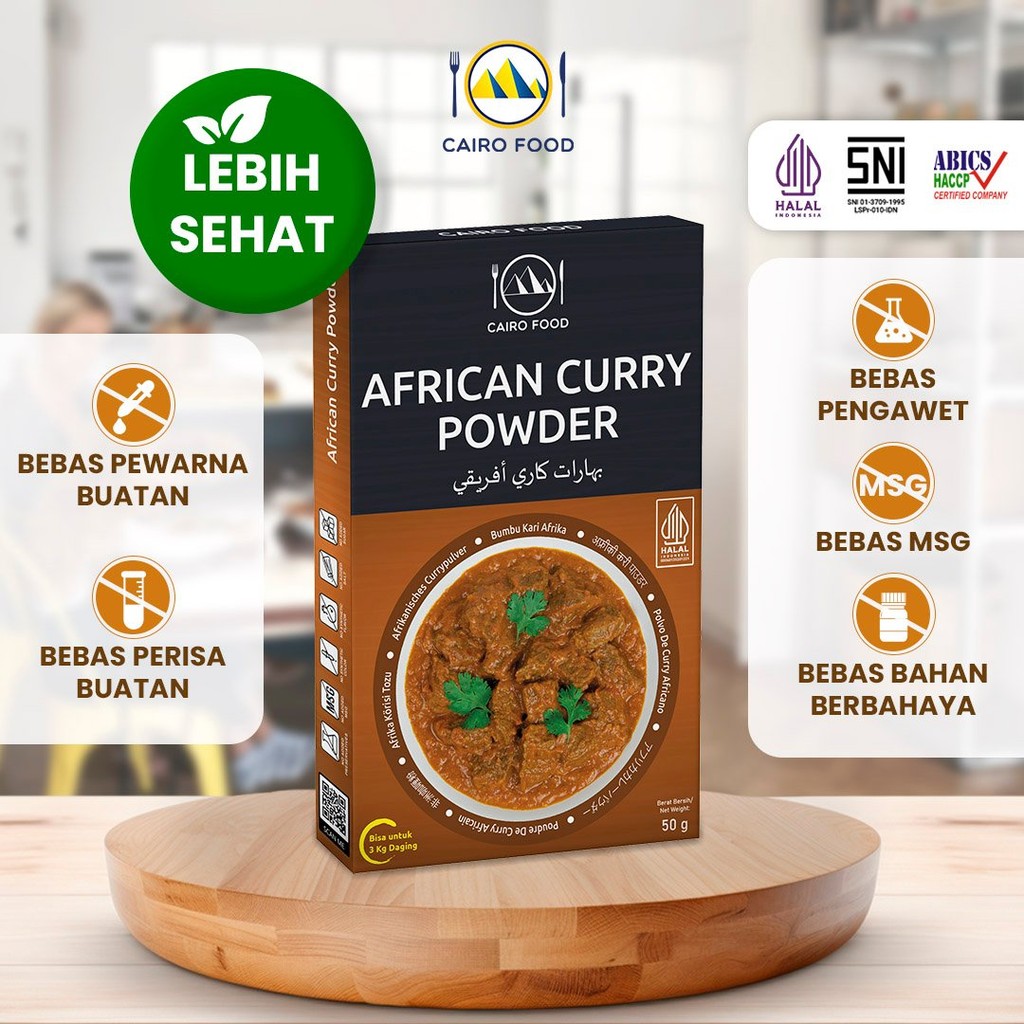 

Bumbu Kari Afrika Spice Mix Sehat - Cairo Food
