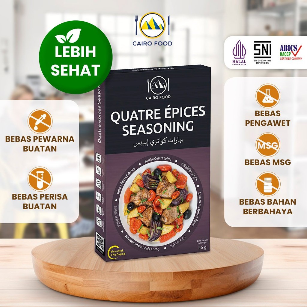 

Bumbu Quatre épices Spice Mix Sehat - Cairo Food