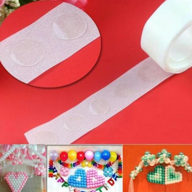 *:*:*:*:*] LEM BALON 1 Roll isi 100 / Balloon Glue Dot / Perekat ke Dinding Atap