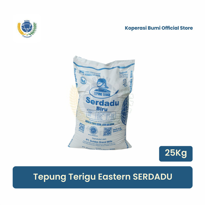 

Tepung Terigu Eastern Serdadu Biru 25 Kg