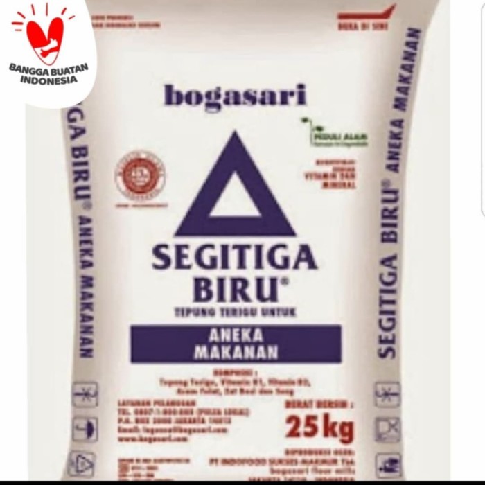 

tepung terigu segitiga biru 25kg gojek