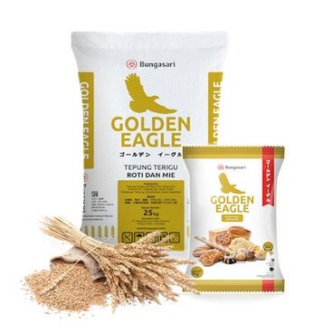 

Bungasari Golden Eagle Tepung Terigu Premium Roti dan Mie 25 Kg