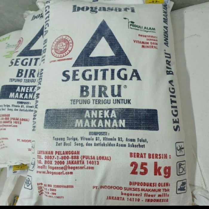 

Terigu Segitiga Biru 25 kg Grab&Gojek Only