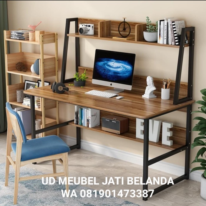 MEJA KERJA MEJA KAYU/ MEJA JATI BELANDA