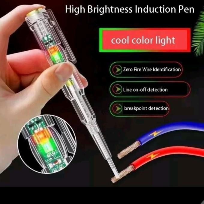 '+'+'+'+] TESTPEN LISTRIK 2 LED OBENG TEST LAMPU DUAL LED TERBAIK