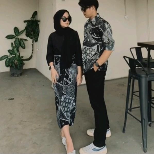 batik cauple / baju batik set rok lilit batik bawahan kebaya / cauple kondangan / cauple pasangan