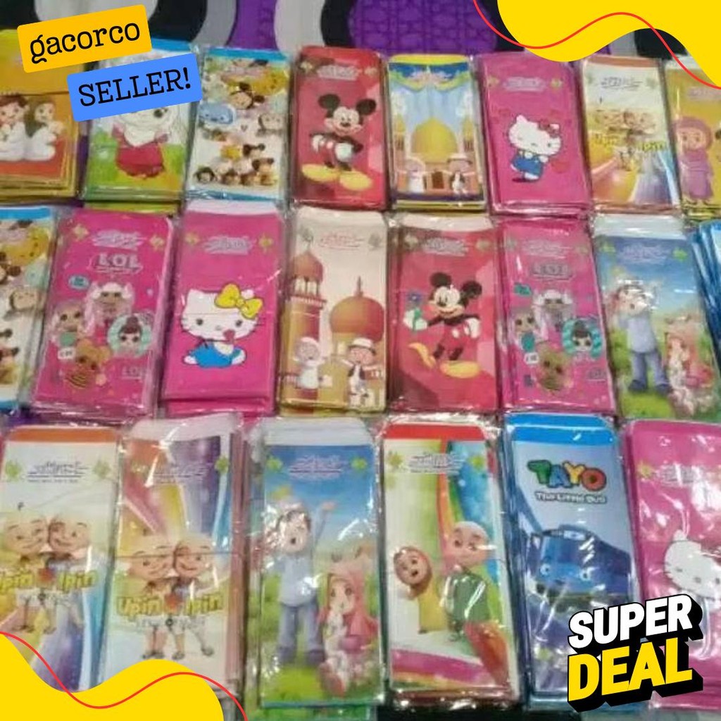 

Promo 20 Pack Isi 200 Amplop Lebaran Jumbo /Packet ..7X18 Diskon Setengah Harga