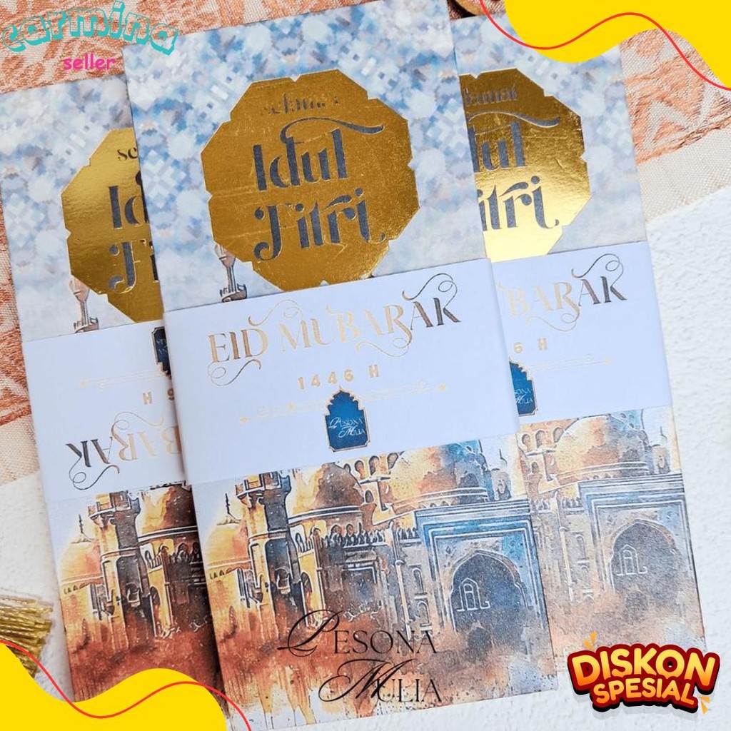 

[Limited] Exclusive Amplop Lebaran Super Mewah Platinum 10 Lembar Emboss Premium Angpau Thr Diskon Setengah Harga