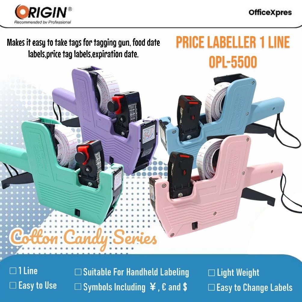 

Sale! Mesin Alat Label Harga / Price Label Origin / Label Harga OPL Origin 5500 / 1 Slop Kertas Label Harga / Mesin Cetak Harga / Alat Cetak Harga / Kertas Cetak Harga Sale
