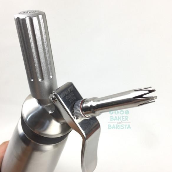 

<<<<<] Mosa cream whipper stainless 1000ml cream dispenser