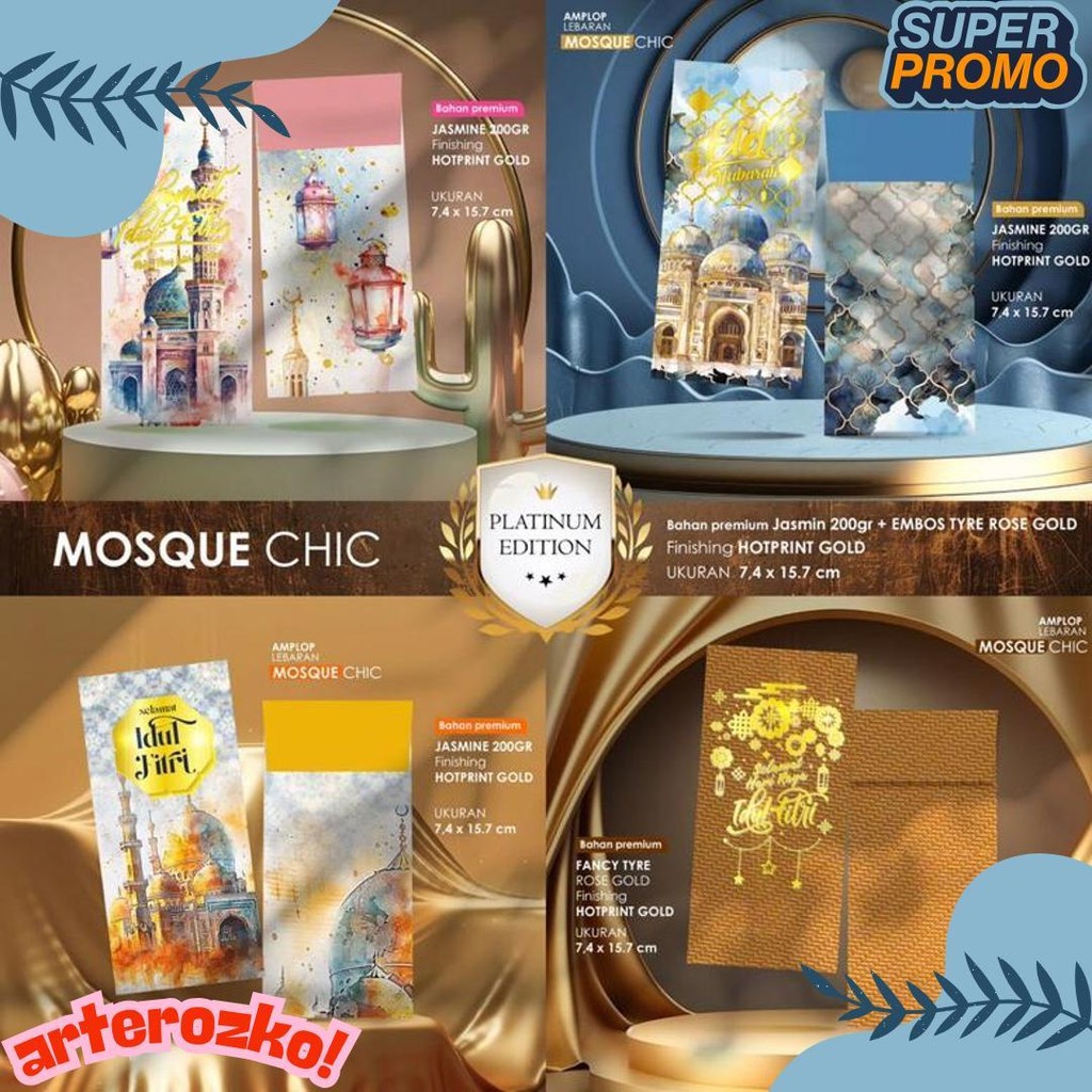 

Amplop Lebaran Platinum Edition (Isi 40 Pcs) | Bahan Premium Jasmine | Isi 4 Desain Sesuai Tema Terlengkap Dan Termurah