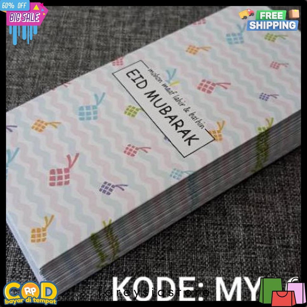 

Amplop Lebaran Exclusive - Angpau Uang Kode My1638 Diskon Setengah Harga