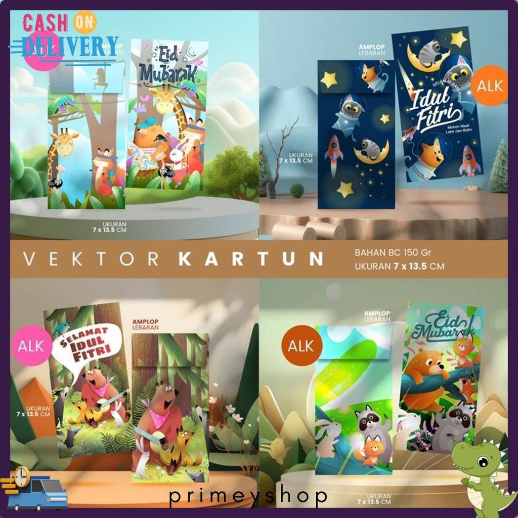 

Amplop Lebaran Premium (Isi 100Pcs) | Bahan 150 Gsm | Isi 4 Desain (Sesuai Tema) Diskon