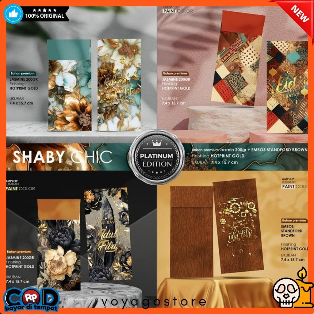 

Amplop Lebaran Exclusive | Isi 40Pcs | Platinum Edition | Lilited Edition | Amplop Lebaran Mewah Terlaris! Produk Ini Banyak Dicari