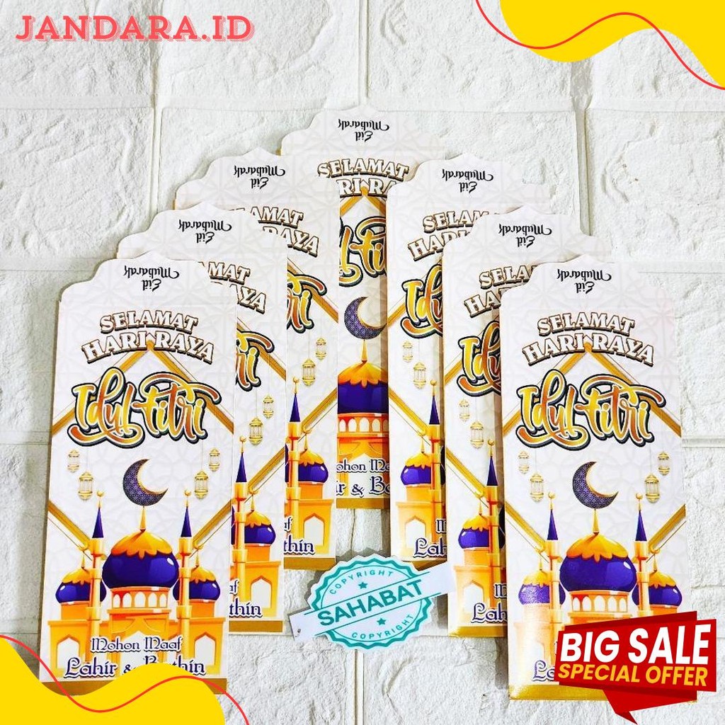 

[ 100 Pcs ] Amplop/Angpau Lebaran Idul Fitri Motif Masjid/Uang Dan Atm Ukuran Panjang Isi 100 Pcs Terlaris! Produk Ini Banyak Dicari