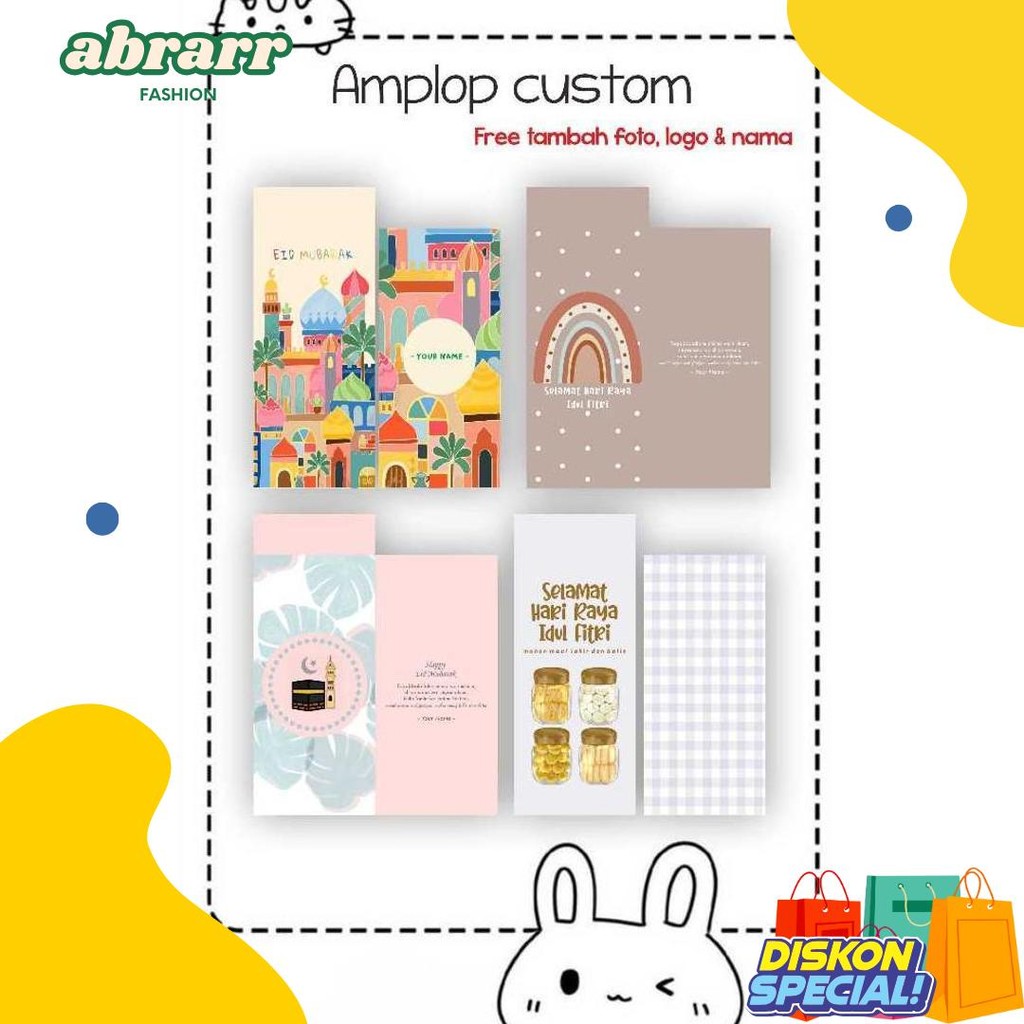 

Amplop Lebaran Custom Tambah Nama Diskon