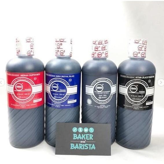 

Produk Unggulan] Cross Colorings (oil based) / Pewarna makanan Cross 450ml