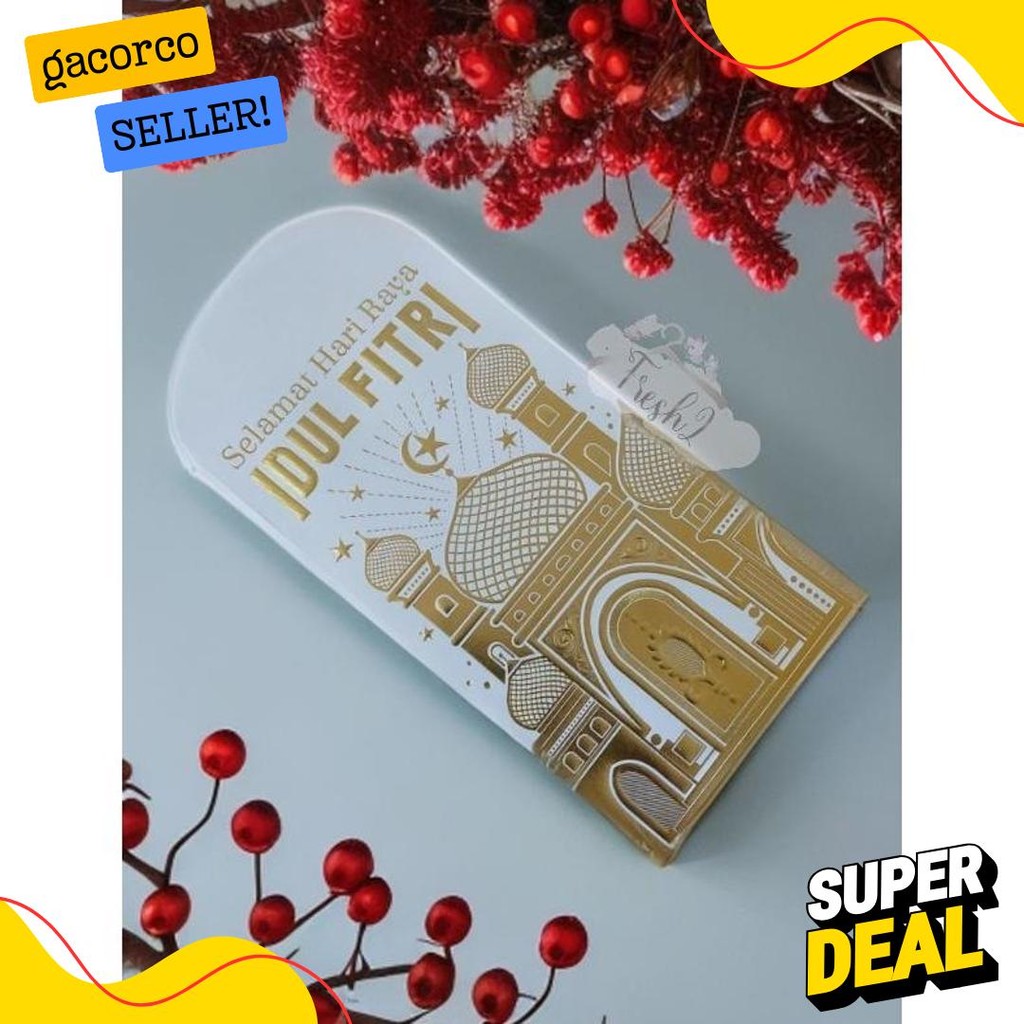 

Angpao Lebaran Hologram Emas / Amplop Idul Fitri Motif Mewah Flash Sale! Diskon Hingga 70%