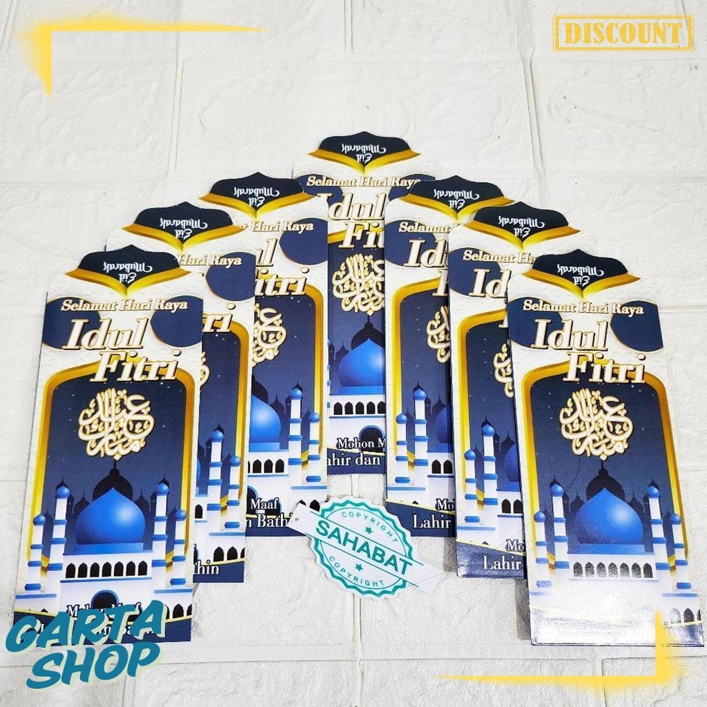 

[ 100 Pcs ] Amplop/Angpau Lebaran Idul Fitri Motif Masjid/Uang Dan Atm Ukuran Panjang Isi 100 Pcs Terlengkap Dan Termurah