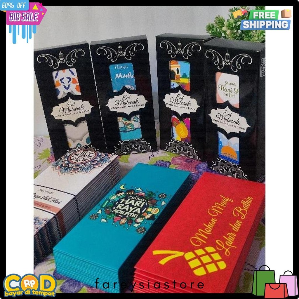 

New Amplop Lebaran Exclusive, Ampau Idul Fitri Gift Thr, Amplop Lebaran Unik Mewah Berkualitas Diskon Setengah Harga
