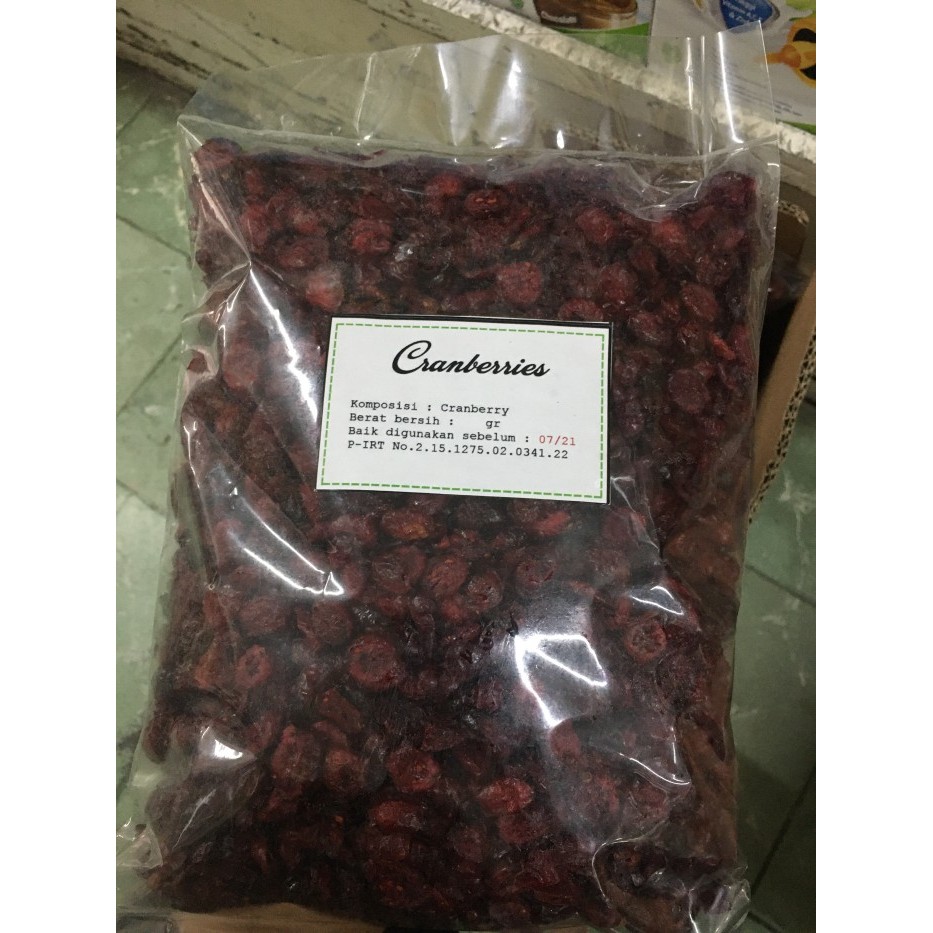 

cranberry kering 1kg impor australia