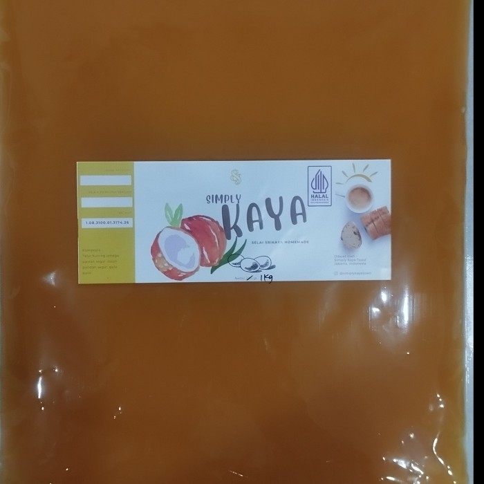

selai srikaya kemasan 1kg /selaikaya / selaisrikaya /kaya jam