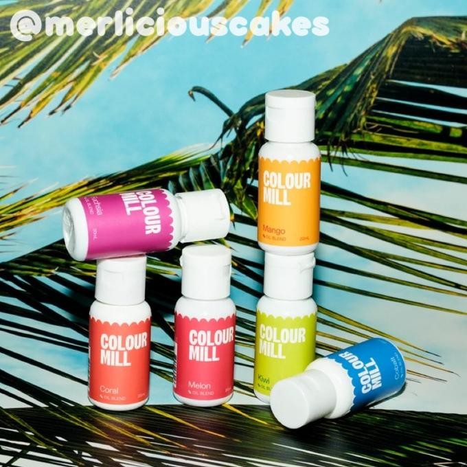 

Produk Terbaik] Colour Mill 6 Pcs Tropical Pack 20 ml Oil Based Colouring